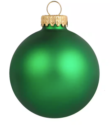 Custom Engraved Glass Christmas Ball (Bobble) Ornament