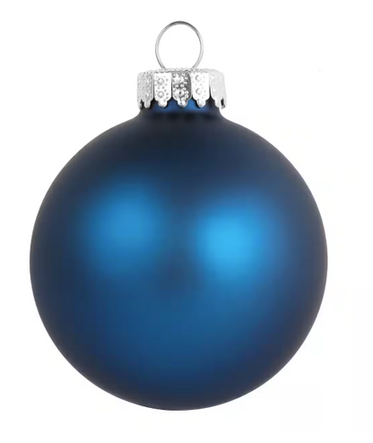 Custom Engraved Glass Christmas Ball (Bobble) Ornament