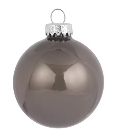 Custom Engraved Glass Christmas Ball (Bobble) Ornament