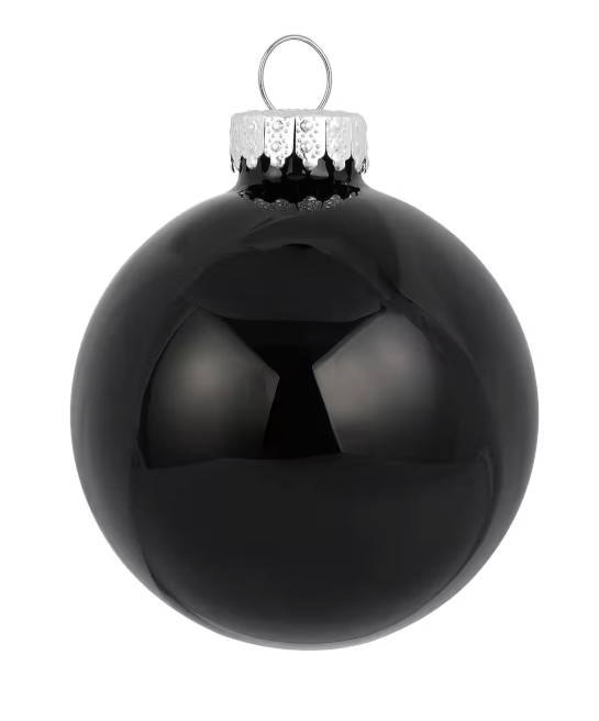 Custom Engraved Glass Christmas Ball (Bobble) Ornament